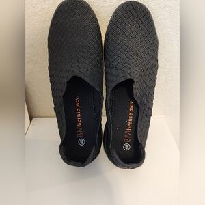 Bernie Mev Black Slip On Shoes